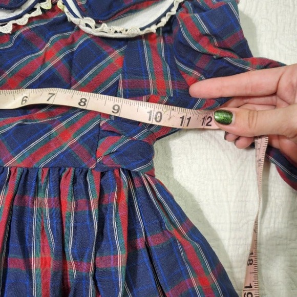 Vintage Plaid Dress 4t - Picture 8 of 11